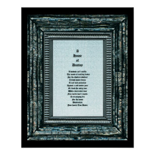 Huis van bestemming perfect poster