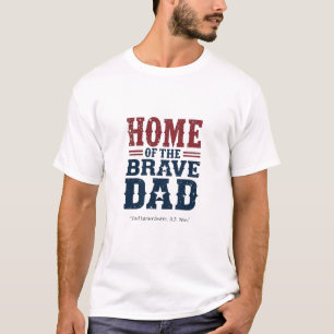 Huis van de Dappere Vader-shirt – Op maat gemaakte T-shirt