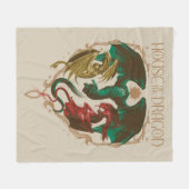 Huis van de Draak | Drakenschild Fleece Deken (Voorkant (Horizontaal))
