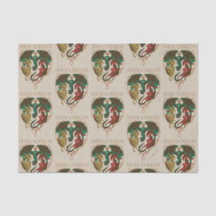 Huis van de Draak   Drakenschild Tissuepapier