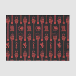 Huis van de Dragon Crest Patroon Tissuepapier
