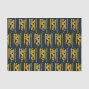 Huis van de Dragon Goud & Groen Nieuwjaar   恭喜發財 Tissuepapier