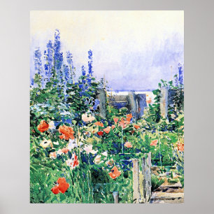 Huis van de Kolibrie van Childe Hassam Poster