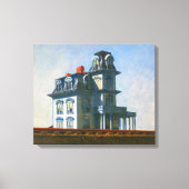 Huis van de spoorwegen | Edward Hopper | Canvas Afdruk (Voorkant)