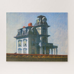 Huis van de spoorwegen Edward Hopper Legpuzzel