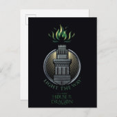 HUIS VAN DE TEKST | House Hightower Sigil Briefkaart (Voorkant / Achterkant)