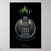 HUIS VAN DE TEKST | House Hightower Sigil Poster (Voorkant)