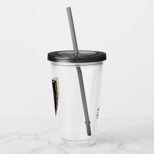 HUIS VAN DE TEKST | House Targaryen Crest Acryl Drinkbeker (Links)