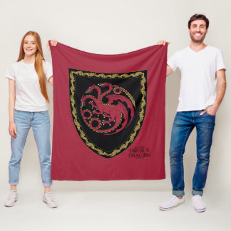 HUIS VAN DE TEKST | House Targaryen Crest Fleece Deken