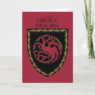 HUIS VAN DE TEKST   House Targaryen Crest Kaart