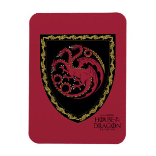 HUIS VAN DE TEKST   House Targaryen Crest Magneet