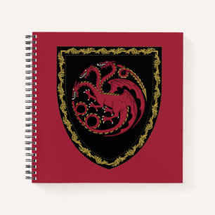 HUIS VAN DE TEKST House Targaryen Crest Notitieboek