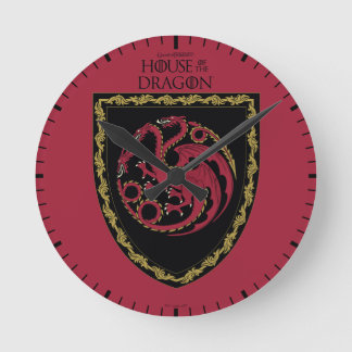 HUIS VAN DE TEKST | House Targaryen Crest Ronde Klok