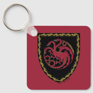 HUIS VAN DE TEKST   House Targaryen Crest Sleutelhanger