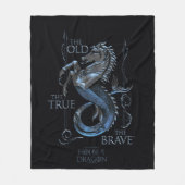 HUIS VAN DE TEKST | House Velaryon Sigil Fleece Deken (Voorkant)