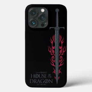 HUIS VAN DE TEKST   Koning Viserys Flaming Sword iPhone 13 Pro Hoesje