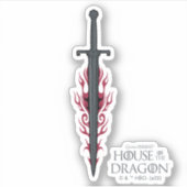 HUIS VAN DE TEKST | Koning Viserys Flaming Sword Sticker (Voorkant)