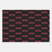 HUIS VAN DE TEKST | Rode draak Inpakpapier Vel (Voorkant 3)