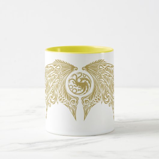 HUIS VAN DE TEKST | Winged Targaryen Crest Mok (Midden)