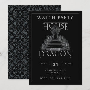 HUIS VAN DE UITNODIGING VAN DE DRAGON Watch Party