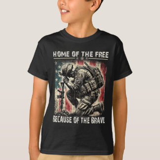 Huis Van De Vrijen Door De Dapperen - Veteranen P T-shirt