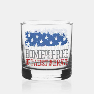 Huis van de Vrijen vanwege de Dappere Amerikaanse Whisky Glas