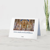 huis van god wenskaart kaart (Achterkant)