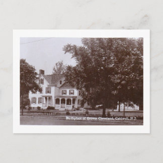 Huis van Grover Cleveland, Caldwell, NJ Vintage Briefkaart