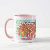 Huis van peperkoek mok (Links)
