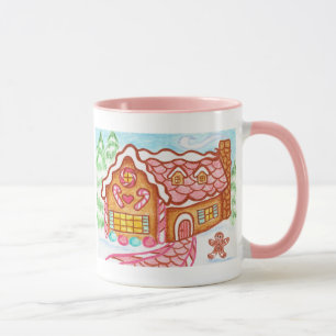 Huis van peperkoek mok