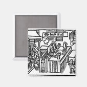 Huis van Rest Magneet (Voorkant / Achterkant)