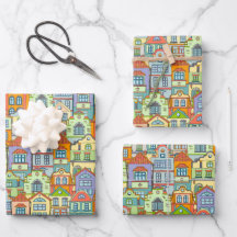 Huis Verwarmend Inpakpapier, Nieuw Huis Cadeau
