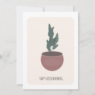 Huis Verwarmende Kamerplant in Pot Kunst Nieuwe Th
