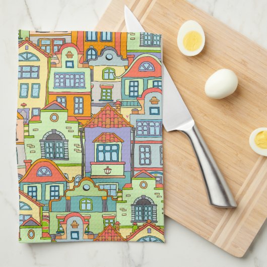 Huis verwarming theedoek (Quarter Fold)