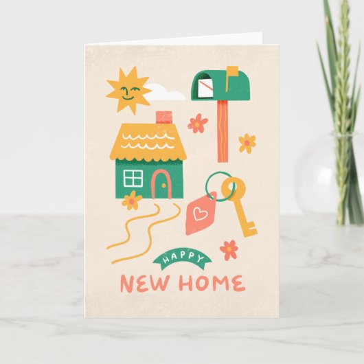 Huis Verwarmingskaart Kaart (Voorkant)