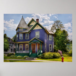 Huis - Victoriaans - Het huis van de oude dames Poster