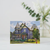 Huis - Victoriaans - Het oude damhuis Briefkaart (Staand voorkant)