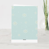 Huis voor het Wenskaart van het Vakantie Feestdagen Kaart (Achterkant)