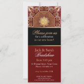 Huis Warming Op Aarde Party Uitnodiging (Achterkant)