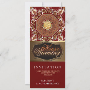 Huis Warming Op Aarde Party Uitnodiging