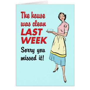 Huis was schoon Kaart