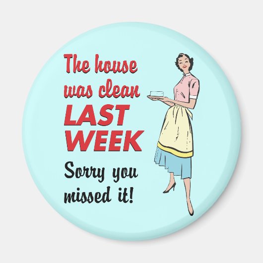 Huis was schoon magneet (Voorkant)