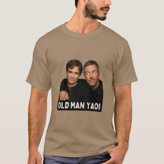 huis wilson oude man yaoi retro t-shirt