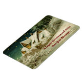  Huis Winterscène Magneet (Linkerzijde)