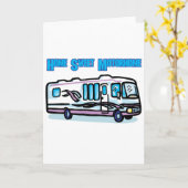 Huis Zoete Motorhome Kaart (Gele Bloem)