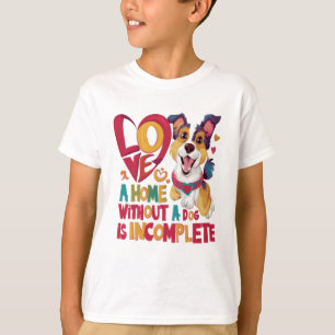 Huis zonder hond onvolledig t-shirt