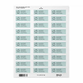 Huisadreslabels Etiket (Full Sheet)