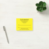 Huisarts Afspraakherinnering Geel Post-it® Notes (Kantoor)