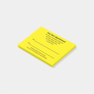 Huisarts Afspraakherinnering Geel Post-it® Notes