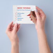 Huisbegeleiding Flyer (Hand)